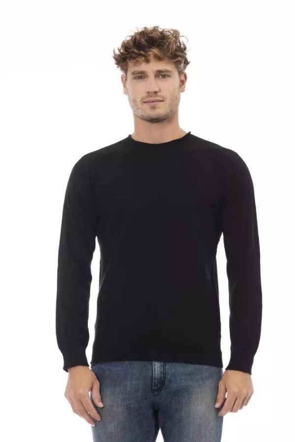 Køb Alpha Studio Sort Sweater billigt online tilbud