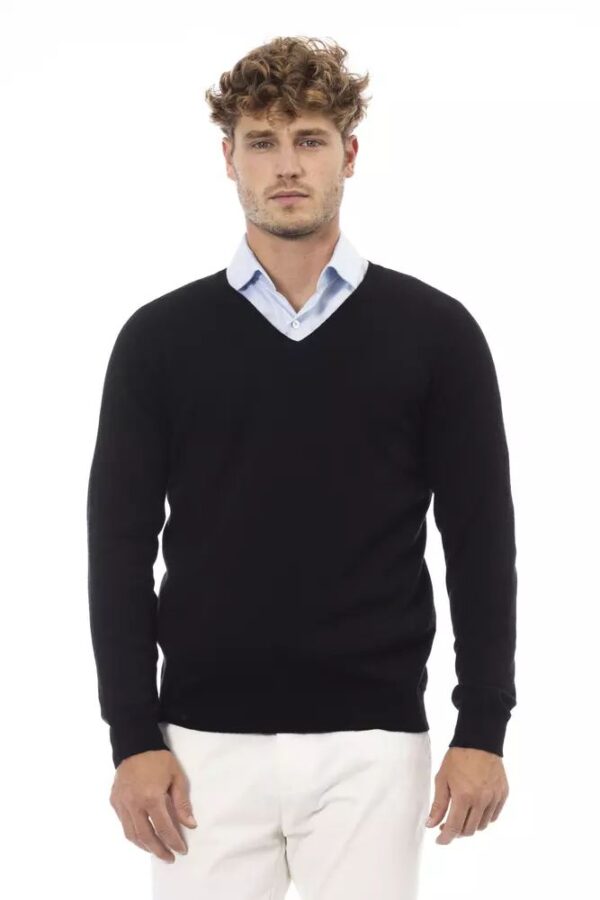 Køb Alpha Studio Sort Sweater billigt online tilbud