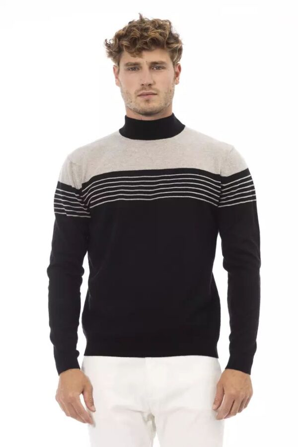 Køb Alpha Studio Sort Sweater billigt online tilbud