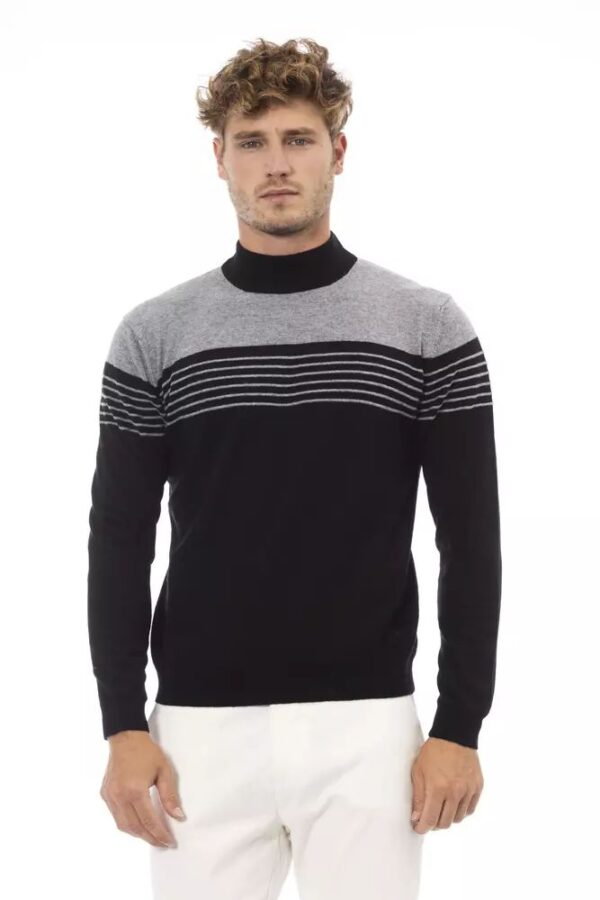 Køb Alpha Studio Sort Sweater billigt online tilbud