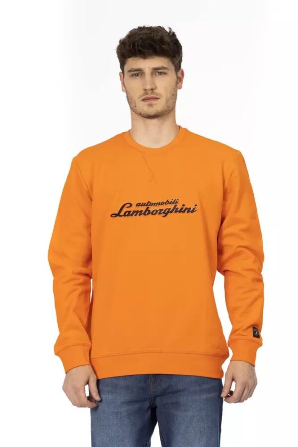 Køb Automobili Lamborghini Orange Bomuld Sweater billigt online tilbud