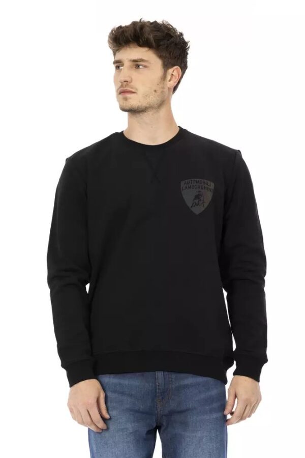 Køb Automobili Lamborghini Sort Bomuld Sweater billigt online tilbud