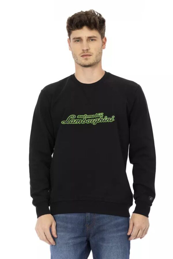 Køb Automobili Lamborghini Sort Bomuld Sweater billigt online tilbud