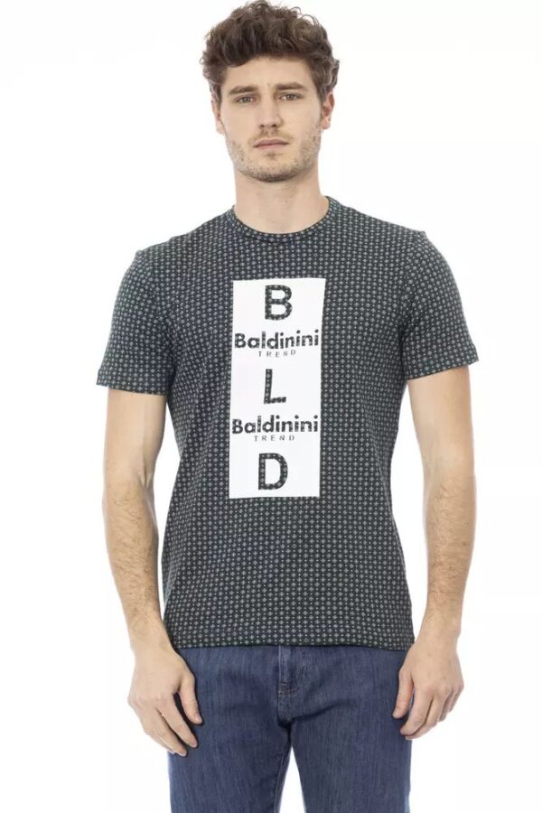 Køb Baldinini Trend Grøn Bomuld T-Shirt billigt online tilbud