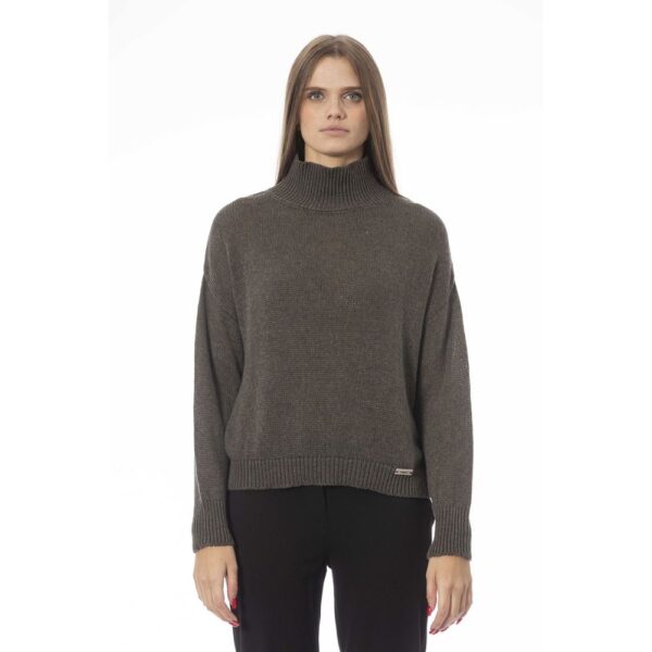 Køb Baldinini Trend Grøn Viscose Sweater billigt online tilbud