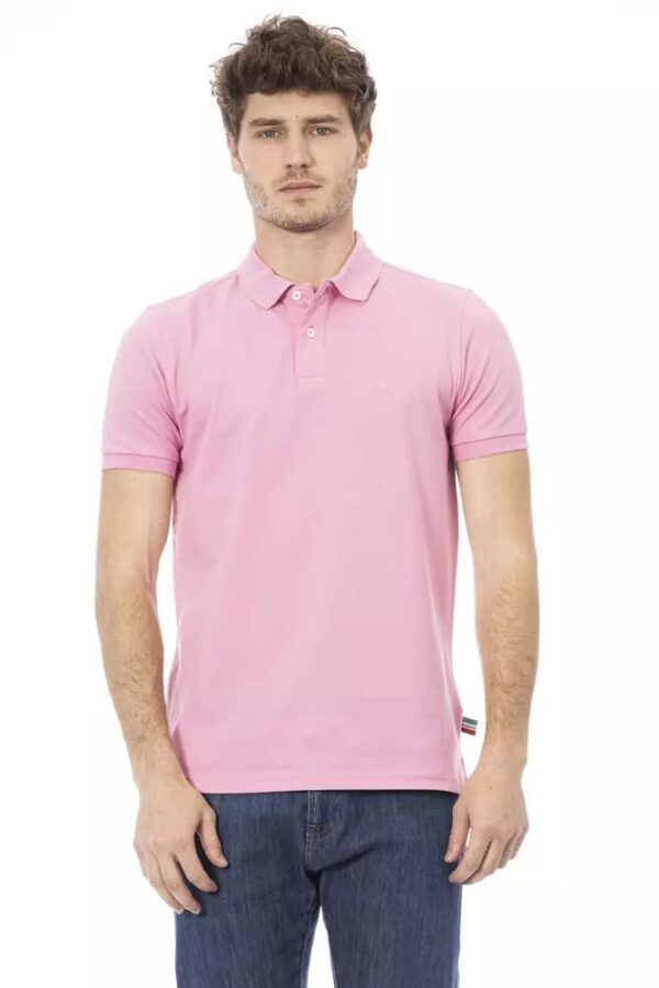 Køb Baldinini Trend Pink Bomuld Polo Shirt billigt online tilbud