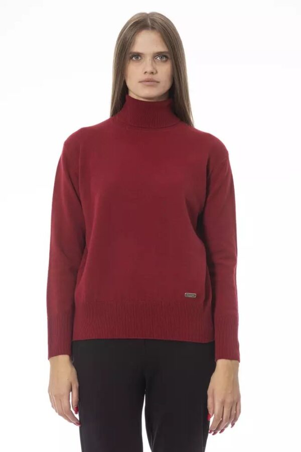 Køb Baldinini Trend Rød Uld Sweater billigt online tilbud