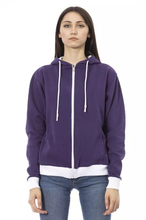 Køb Baldinini Trend Violet Bomuld Sweater billigt online tilbud