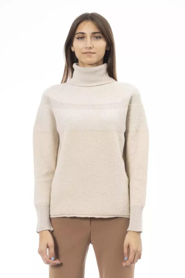 Køb Beige Wool Sweater billigt online tilbud