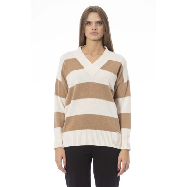 Køb Beige Wool Sweater billigt online tilbud