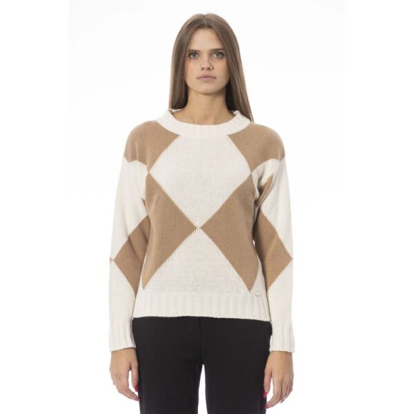 Køb Beige Wool Sweater billigt online tilbud