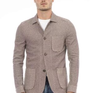 Køb Distretto12 Beige Bomuld Blazer billigt online tilbud