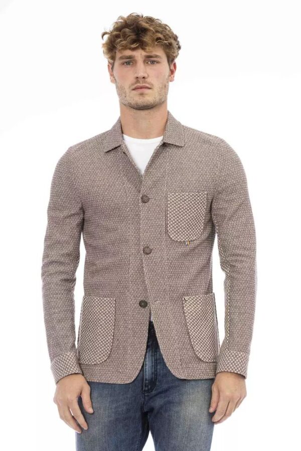 Køb Distretto12 Beige Bomuld Blazer billigt online tilbud