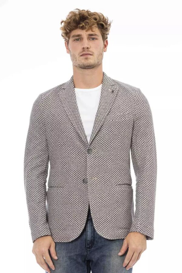 Køb Distretto12 Beige Bomuld Blazer billigt online tilbud