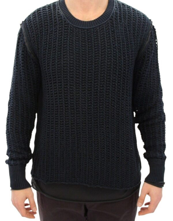 Køb Dolce & Gabbana Blå Herre Pullover Sweater (Lagersalg) billigt online tilbud