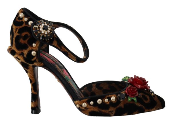 Køb Dolce & Gabbana Brun Leopard Højhælede Sko billigt online tilbud