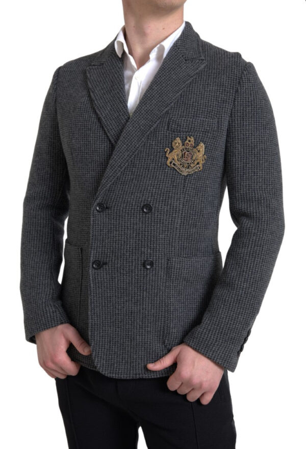 Køb Dolce & Gabbana Grå Logo Blazer billigt online tilbud