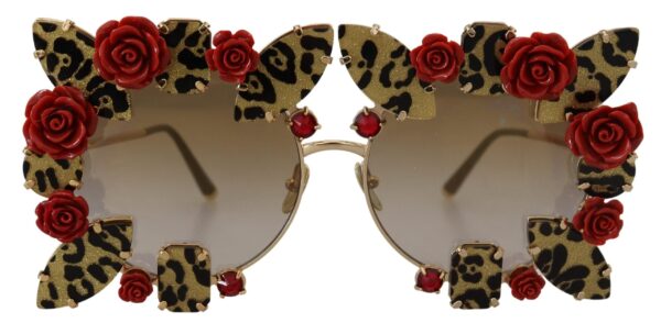 Køb Dolce & Gabbana Guld Metal Frame DG2207B Solbriller billigt online tilbud