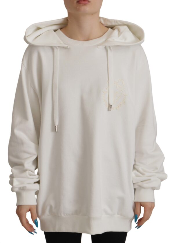 Køb Dolce & Gabbana Hvid Hoodie Pullover Sweater billigt online tilbud