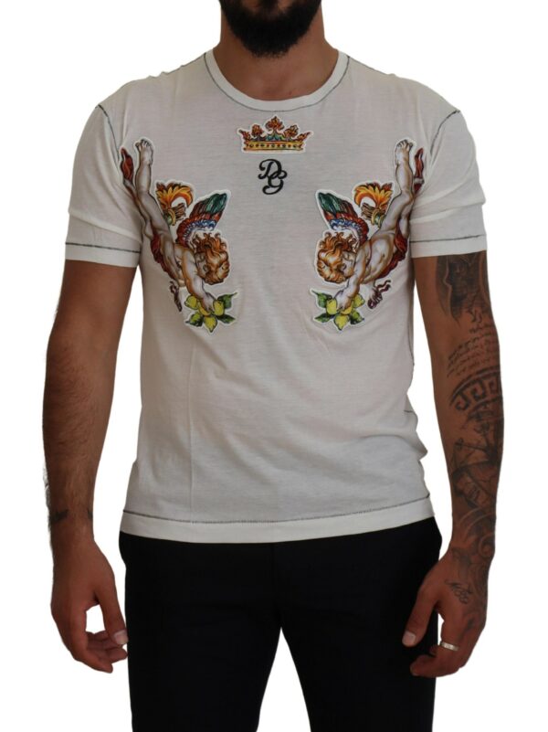 Køb Dolce & Gabbana Hvid T-shirt billigt online tilbud