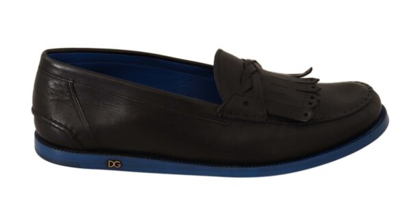 Køb Dolce & Gabbana Læder Loafers Sko billigt online tilbud