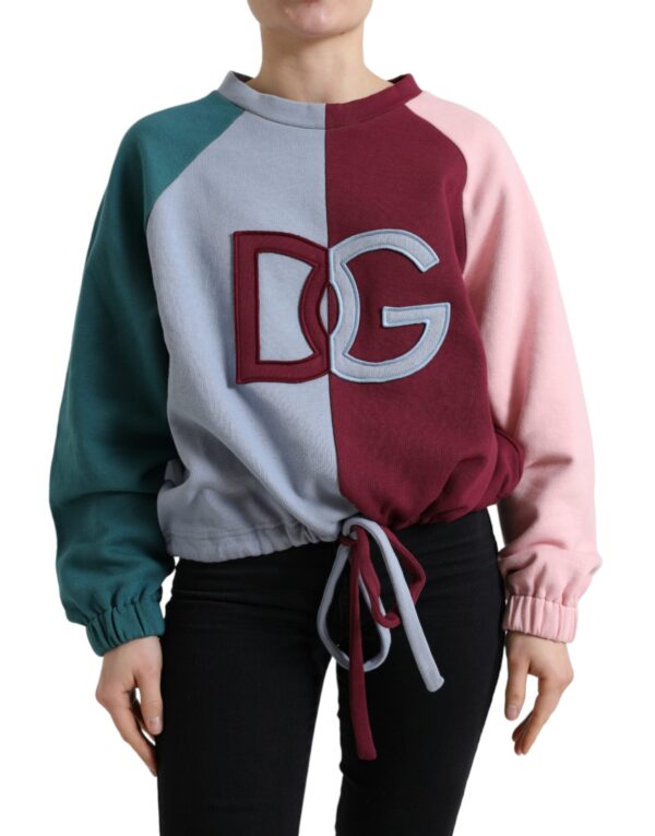 Køb Dolce & Gabbana Multifarve Bomuld Pullover Sweater billigt online tilbud