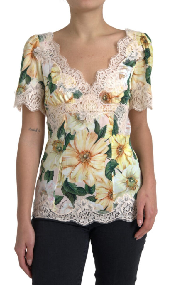 Køb Dolce & Gabbana Multifarver Bluse billigt online tilbud