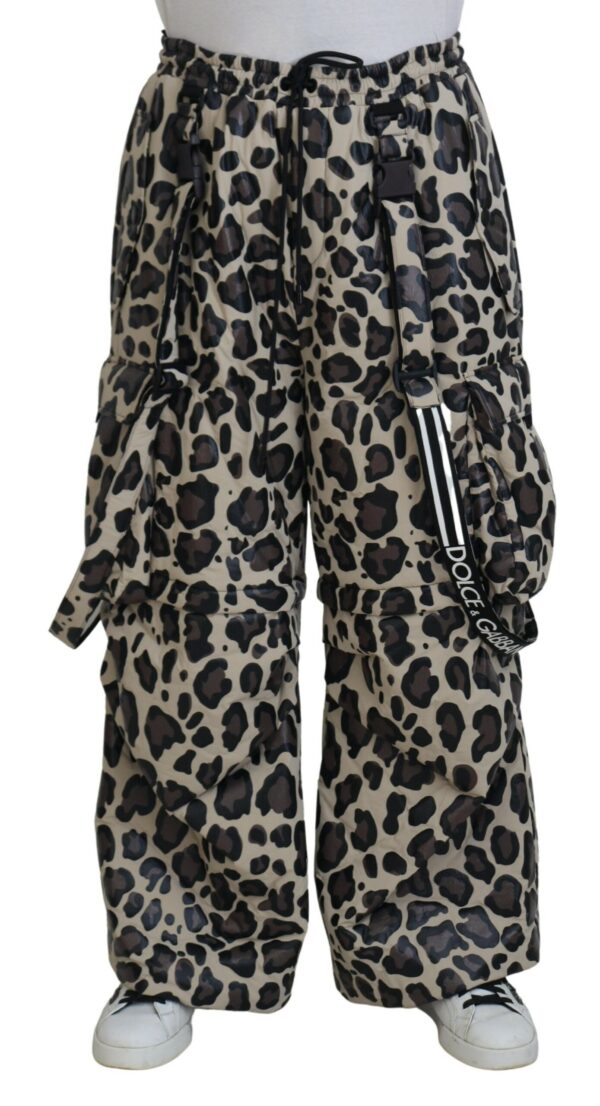 Køb Dolce & Gabbana Multifarver Leopard Bukser & Jeans billigt online tilbud