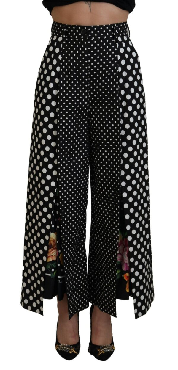 Køb Dolce & Gabbana Multifarver Polka Dots High Waist Pants billigt online tilbud