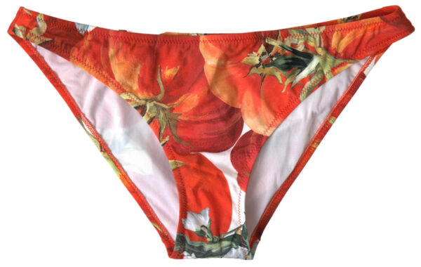 Køb Dolce & Gabbana Orange Pumpkin Strand Underdel Bikini billigt online tilbud