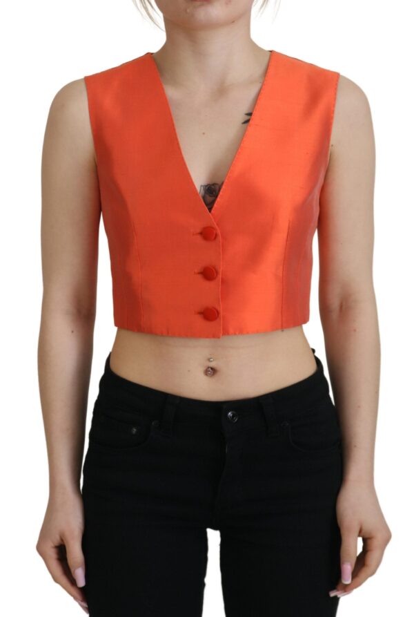 Køb Dolce & Gabbana Orange Top Vest billigt online tilbud