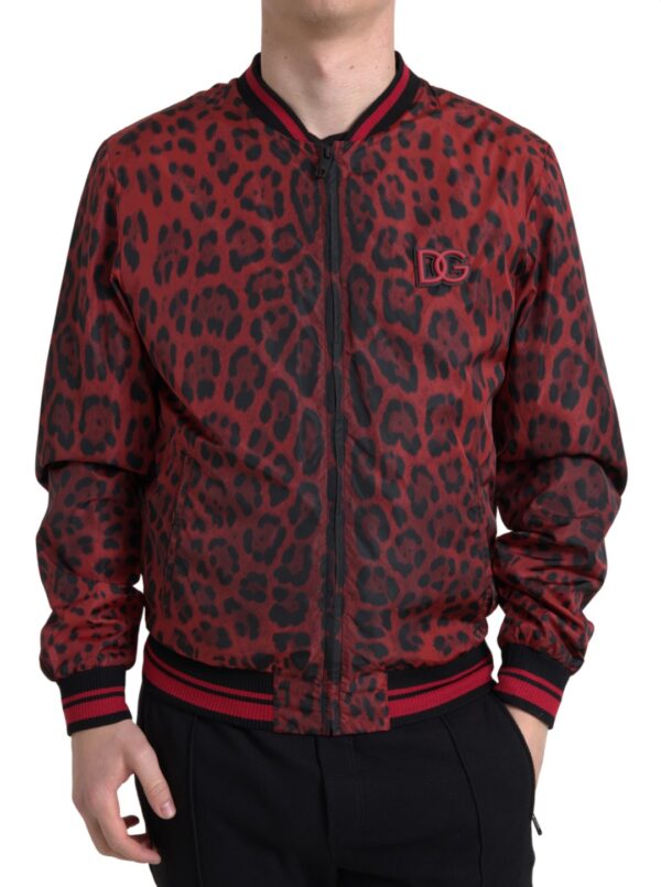 Køb Dolce & Gabbana Rød Bomber Jakke billigt online tilbud