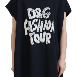 Køb Dolce & Gabbana Sort Bomuld T-shirt billigt online tilbud