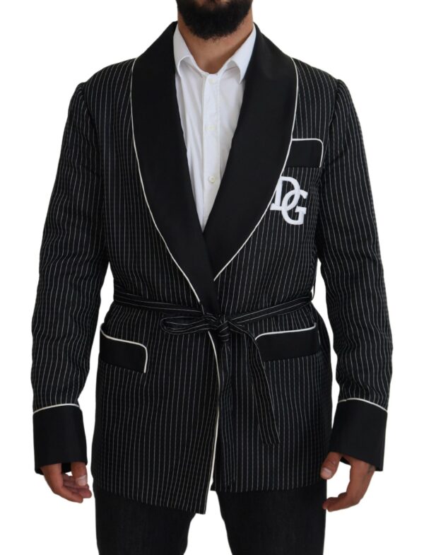 Køb Dolce & Gabbana Sort DG Herre Blazer billigt online tilbud