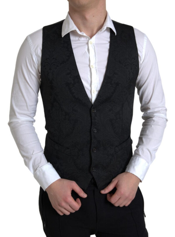 Køb Dolce & Gabbana Sort Polyester Herre Vest billigt online tilbud