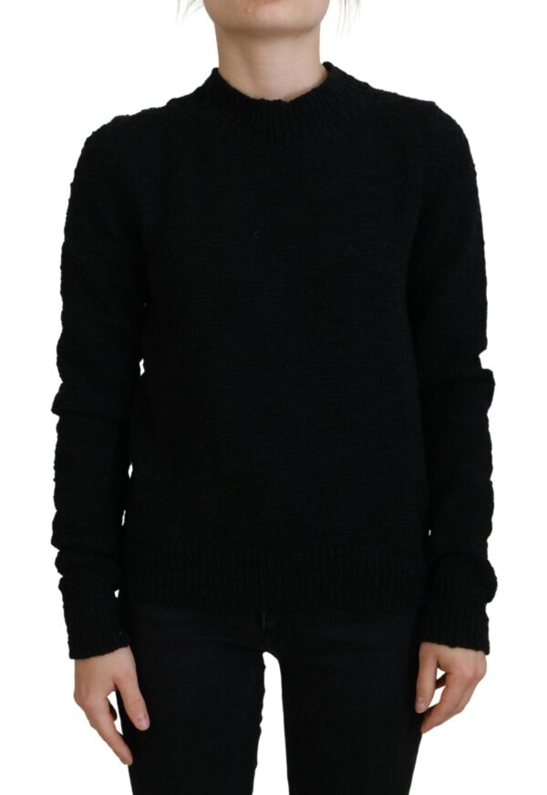 Køb Dolce & Gabbana Sort Uld Sweater billigt online tilbud