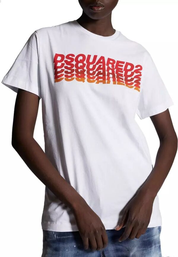 Køb Dsquared2 Hvid T-Shirt billigt online tilbud