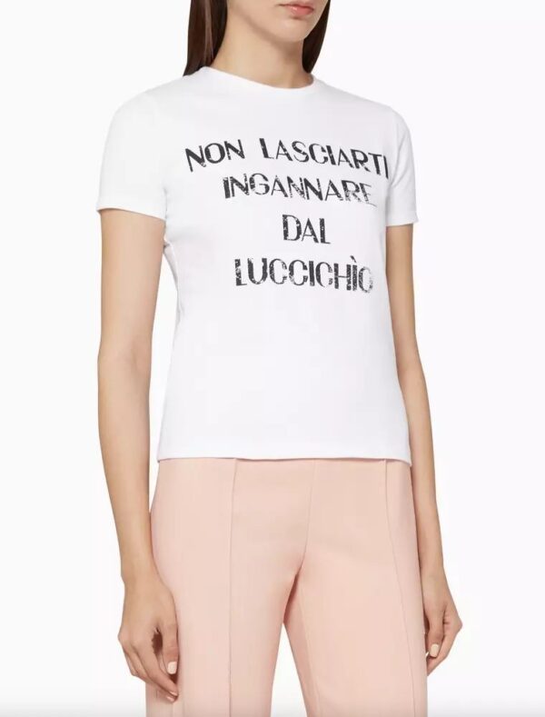 Køb Elisabetta Franchi Hvid Tops & T-Shirt billigt online tilbud