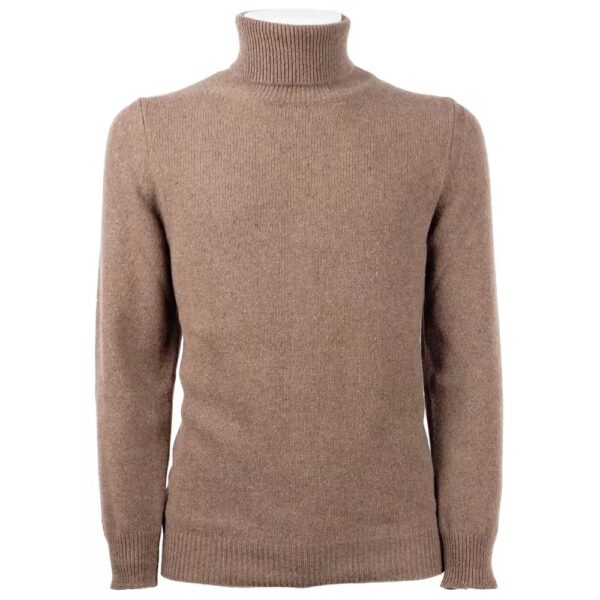 Køb Emilio Romanelli Brun Cashmere Sweater billigt online tilbud