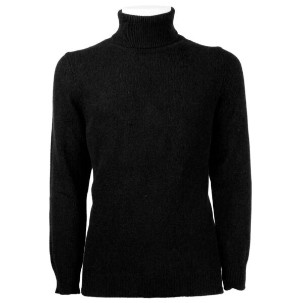 Køb Emilio Romanelli Sort Cashmere Sweater billigt online tilbud