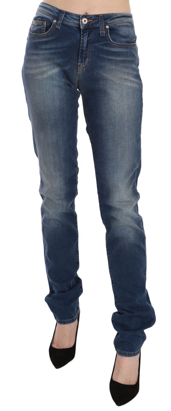 Køb Fiorucci Blå Washed Slim Fit Denim Bukser & Jeans billigt online tilbud