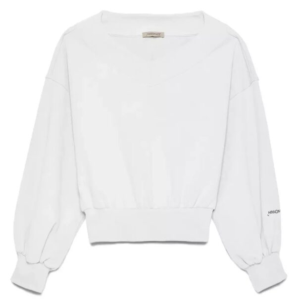 Køb Hinnominate Hvid Bomuld Sweater billigt online tilbud