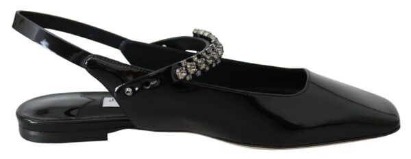 Køb Jimmy Choo Mahdis Flat Patent Flat Sko billigt online tilbud