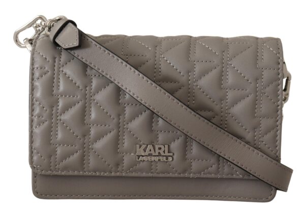 Køb Karl Lagerfeld Læder Crossbody Taske billigt online tilbud