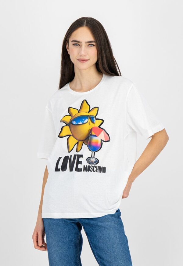 Køb Love Moschino T-Shirt billigt online tilbud