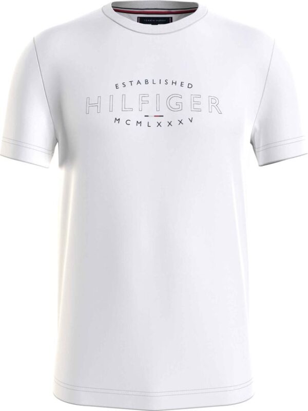 Køb HILFIGER CURVE LOGO TEE billigt online tilbud