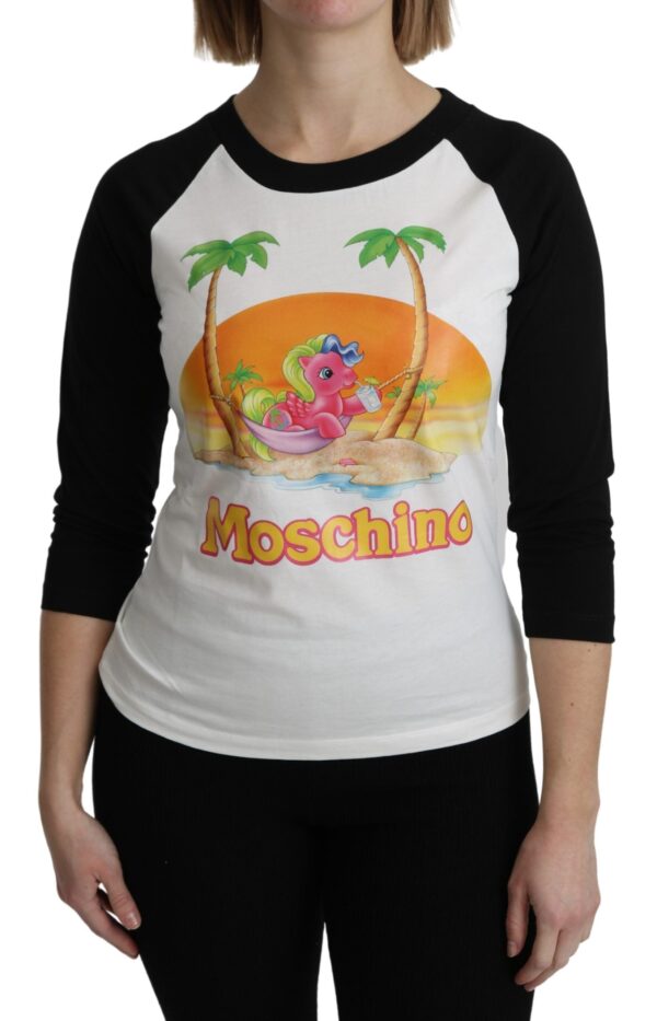 Køb Moschino Bomuld T-shirt billigt online tilbud