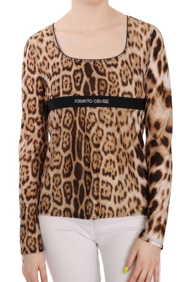 Køb Roberto Cavalli Leopard Bluse billigt online tilbud