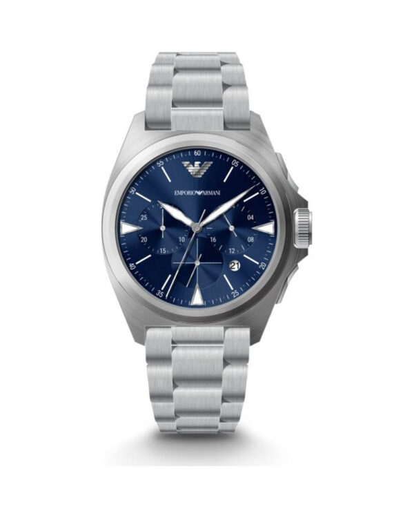 Køb Silver Steel Chronograph Watch billigt online tilbud