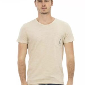 Køb Trussardi Action Beige Bomuld T-Shirt billigt online tilbud